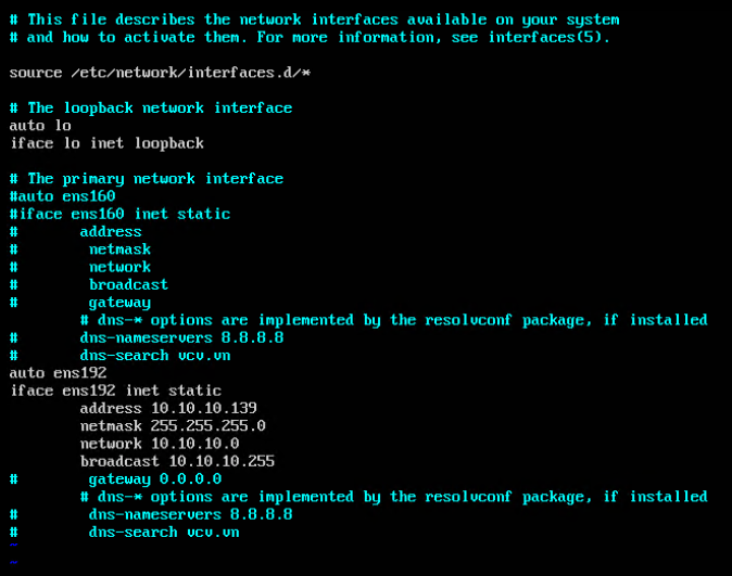 Cách cấu hình và đặt IP tĩnh cho Card mạng trong linux