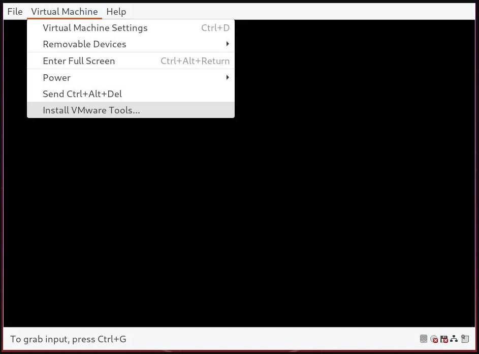 Ubuntu vmware tools install. Vm -&gt; install vmware tools).