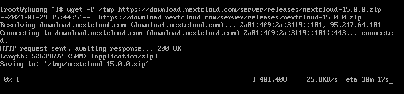 Cách cài đặt và cấu hình Nextcloud với Apache trên CentOS 7