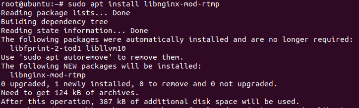 Hướng dẫn cài đặt Streaming server Media với Nginx trên Ubuntu 20.04