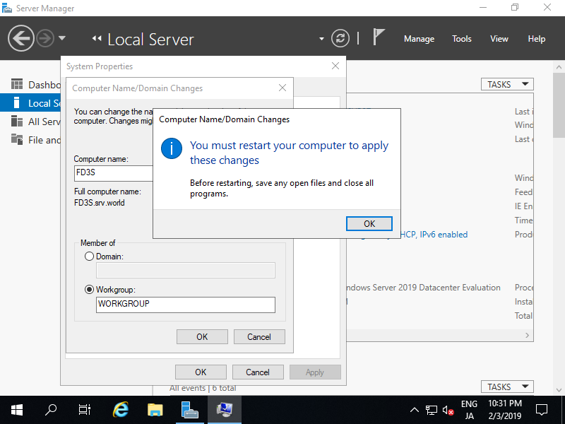 windows server 2019