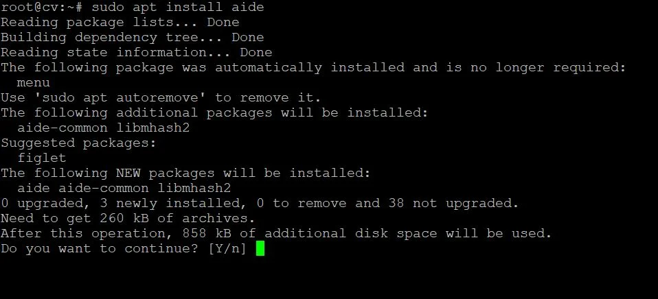 Cách cài đặt và sử dụng AIDE trên Ubuntu 22.04