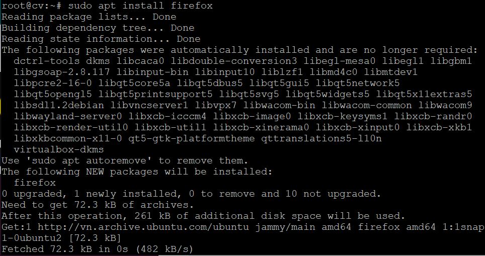 Hướng Dẫn Cài Đặt Trình Duyệt Firefox Trên Ubuntu 22.04
