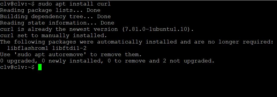 Cách cài đặt CURL trên Ubuntu 22.04