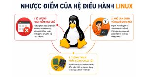 Nhược điểm của linux là gì