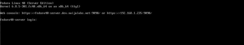 Fedora Server